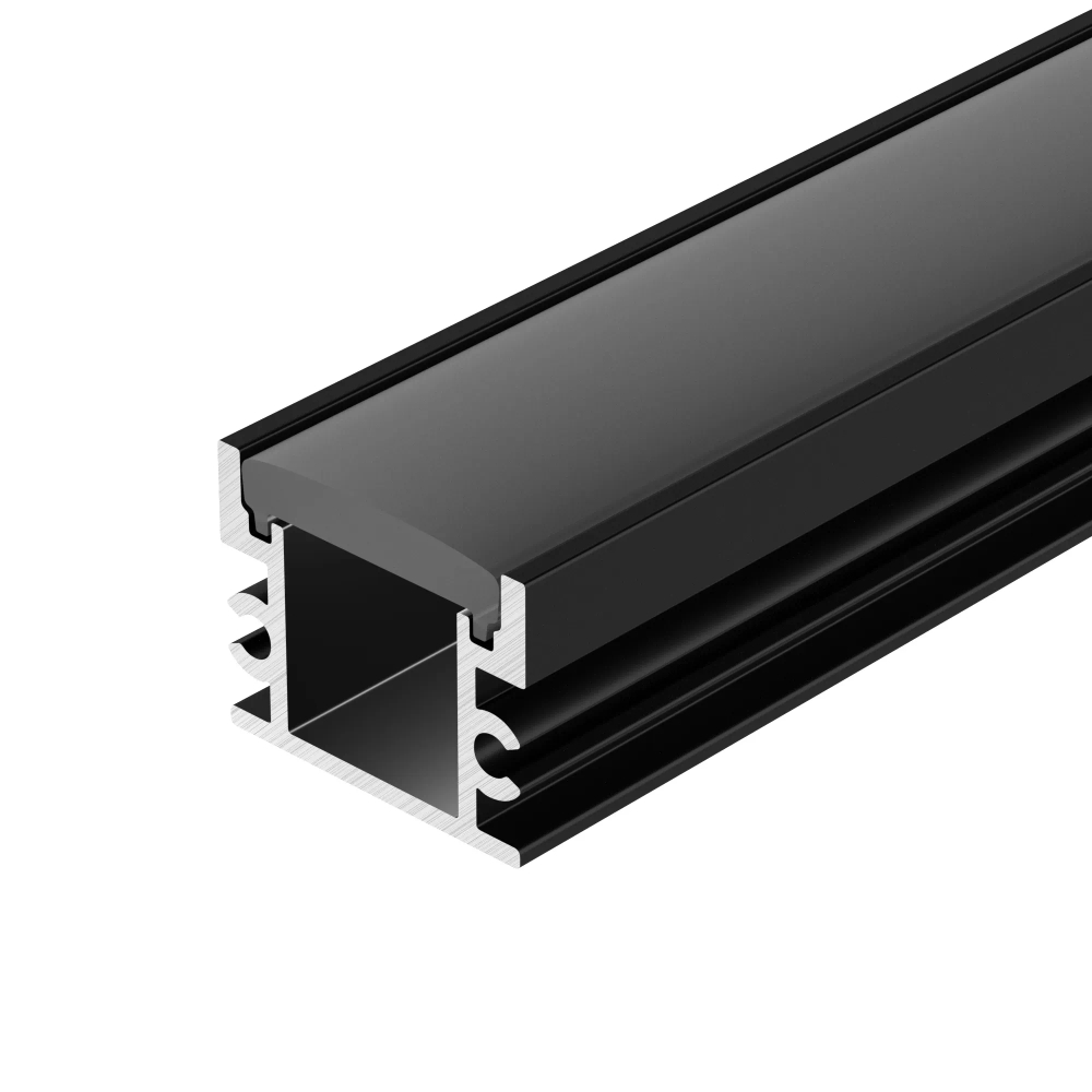 Профиль FLOOR18-H15-3000 ANOD BLACK (Arlight, Алюминий) 045672
