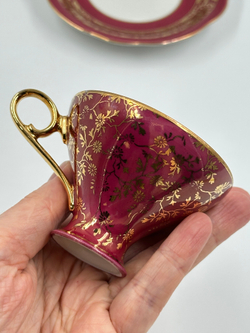 Кофейная чашка Gebr Bauer с блюдцем Schwarzenhammer