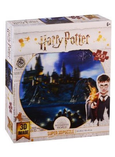 Пазл Super 3D «Хогвартс», 500 детал., 6+
