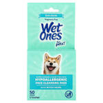 Wet Ones, For Pets!™, гипоаллергенные очищающие диски для лица с гамамелисом, для собак, без отдушки, 50 салфеток