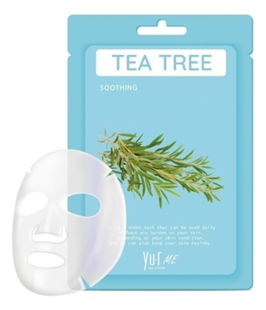 Маска для лица с экстрактом чайного дерева YU.R ME Tea Tree Sheet Mask
