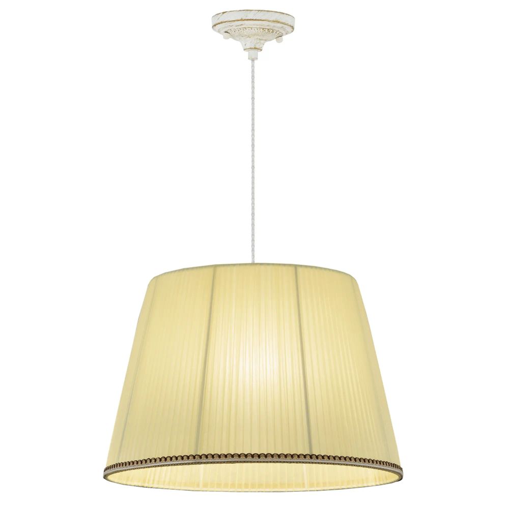 Citilux Вена CL402023 Подвесной светильник патина с кремовым абажуром