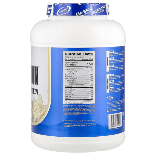 Gaspari Nutrition, MyoFusion, Усовершенствованный протеин, Ванильный пломбир, 1814 г (4 lbs)