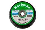 Круг шлифовальный чашечный  конический Karbosan SC (100x50xM14)