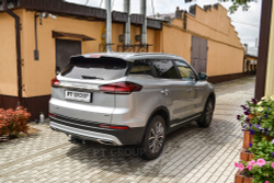 Фаркоп PT GROUP/ съемный квадрат/ GEELY Atlas Pro 2021-(паспорт и сертификат в комплекте)(без электрики) арт.GEA-21-991122.00