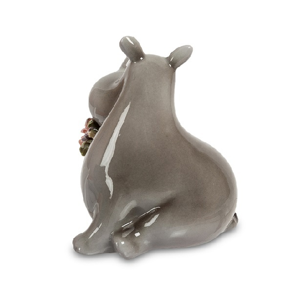 Носорог с букетом [Арт. 106093]