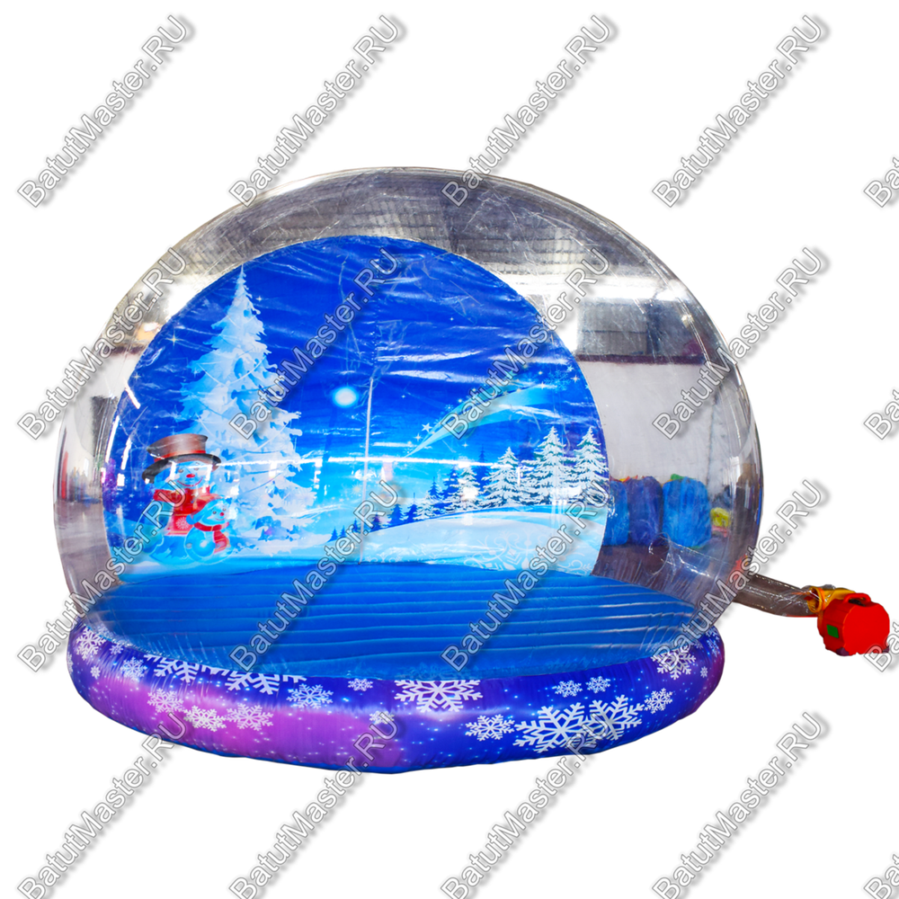 Надувная прозрачная сфера для декораций "Шоу-шар", 4*4*3 м