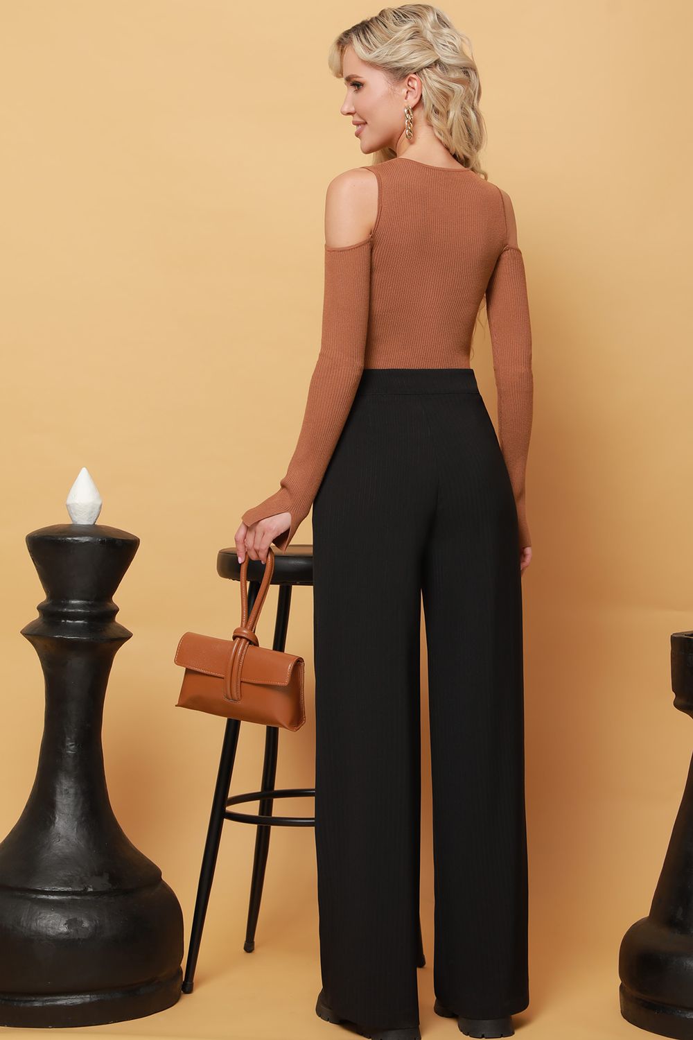 Брюки черные прямые DStrend (Акция)