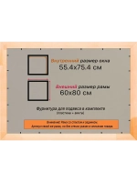 Рамка для постера и фотографий 55x75