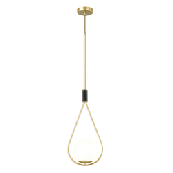4810/1 PENDANT ODL21 415 золтой/черный/белый Подвес E14 1*40W FLARI