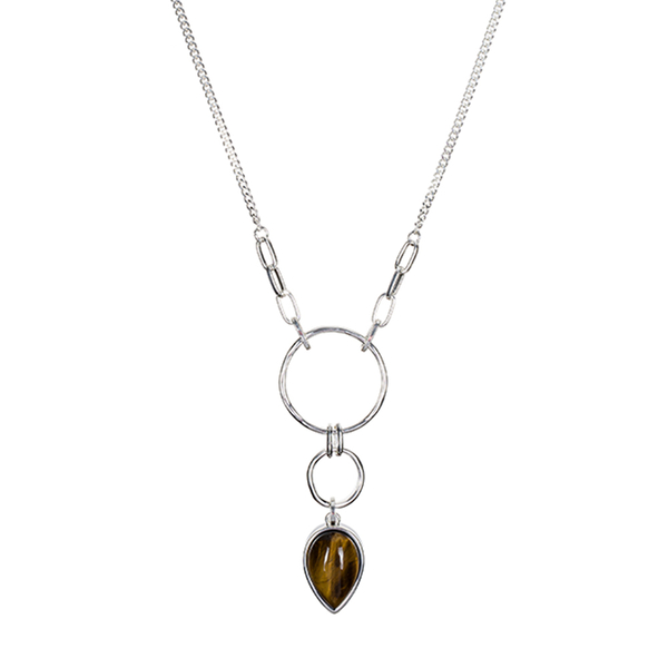 Колье Fiore Luna TIGER EYE LN3171-6 BR/S