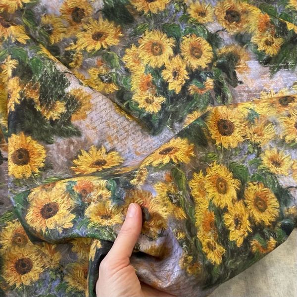 ПОДСОЛНУХИ с надписями   100% хлопок Handmade Fabrics 2