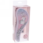 Расческа массажная детская «Prestige - Единорожек Лили», микс 4 цвета, 8*19 (коробка PVC)