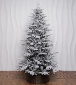 Заснеженная елка "Сибирская" (Литая+пвх) 240 см / 2,4 м