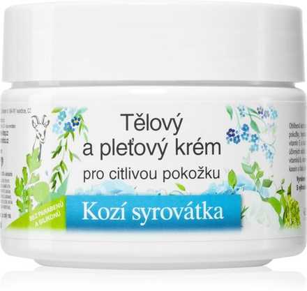 Bione Cosmetics Kozí Syrovátka - питательный крем для лица и тела для чувствительной кожи /   260  ml  / GTIN 8595061619442