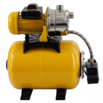 Насосная станция PS1000Х, 1000 Вт, 3500 л/ч, ресивер 24 л, подъем 44 м, нержавейка Denzel