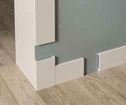 Плинтус Ecopolymer, 80x10 мм