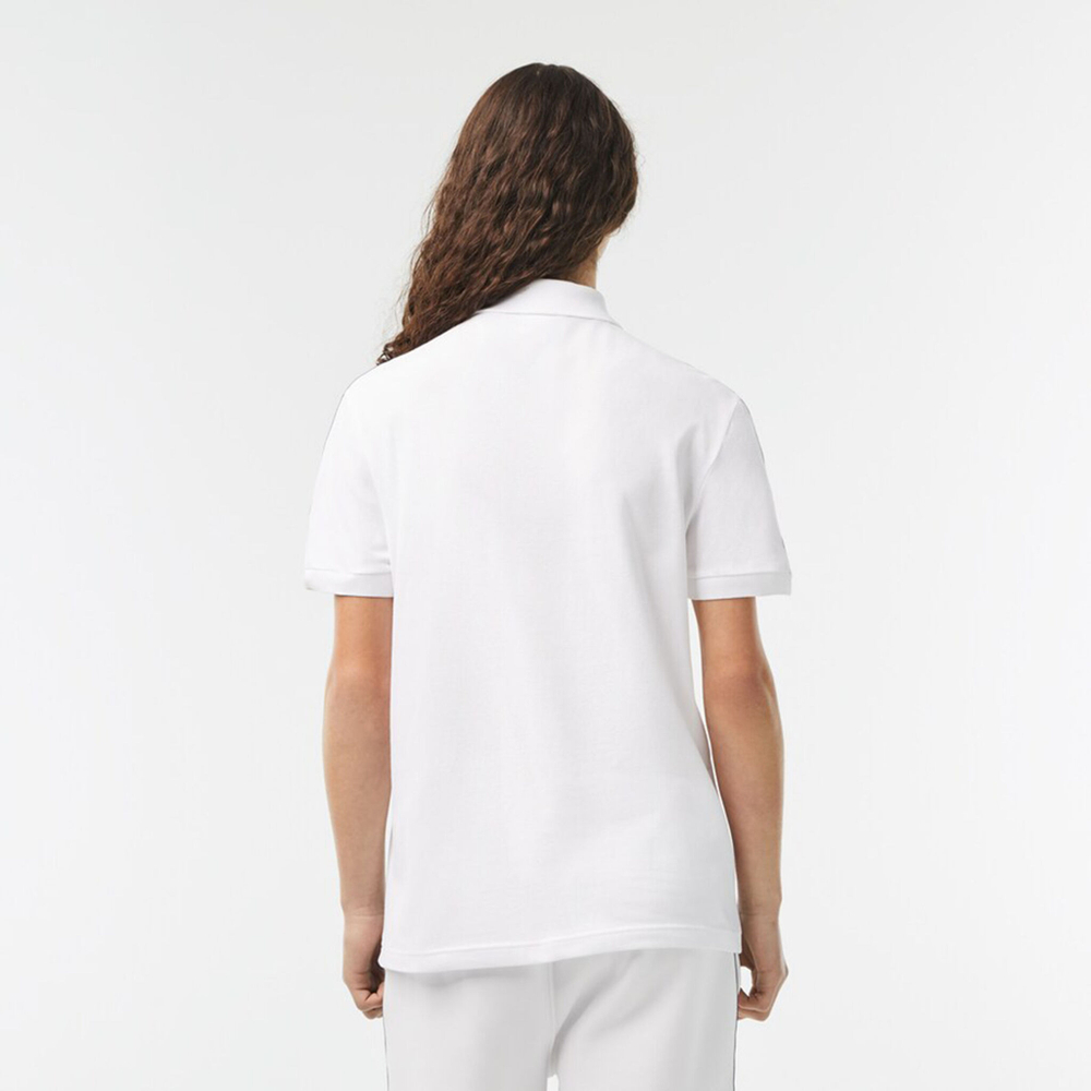 Мужское теннисное поло Lacoste Core Graphics Polo Men - White