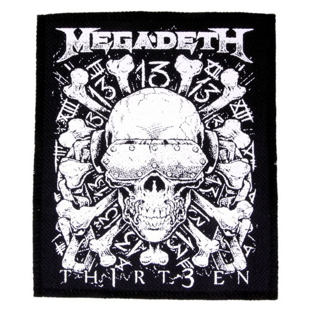 Нашивка Megadeth - 13 (95X120)