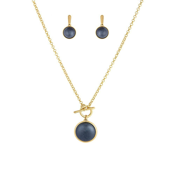 Комплект Possebon Pearl Blue Aventurine S1560.23 BL/G