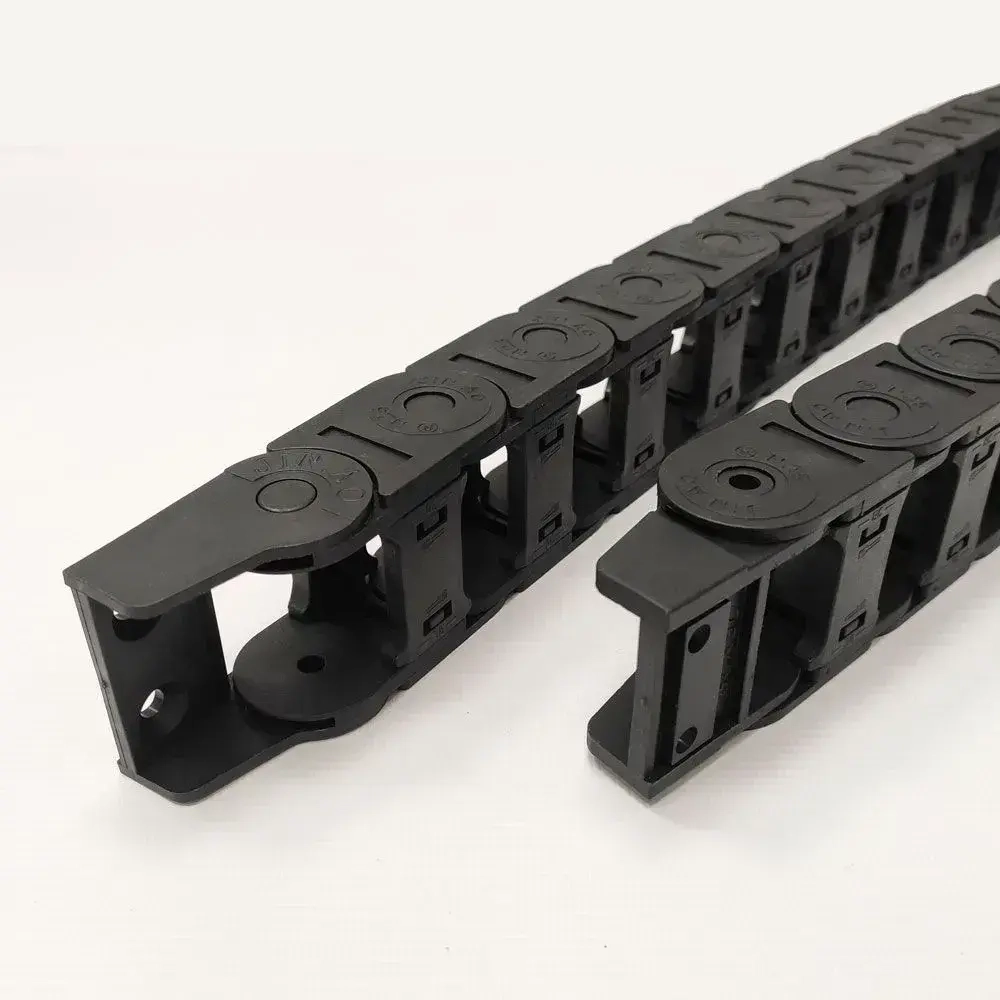 Гибкий кабель-канал 25х38 мм открытый для ЧПУ станков, 1 метр