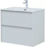 Тумба с раковиной Aquanet Вита 330476 70 белый матовый