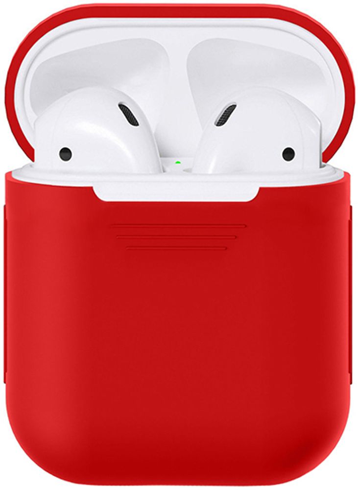 Силиконовый чехол для наушников AirPods (CS8109-RD) Red COTEetCI