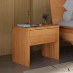 Тумба прикроватная BE из натурального дерева, дуб