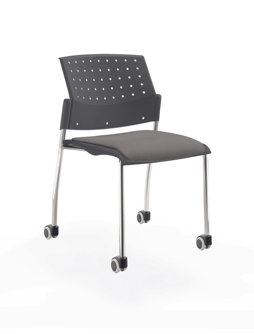 Movie стул на 4 ногах и колесах