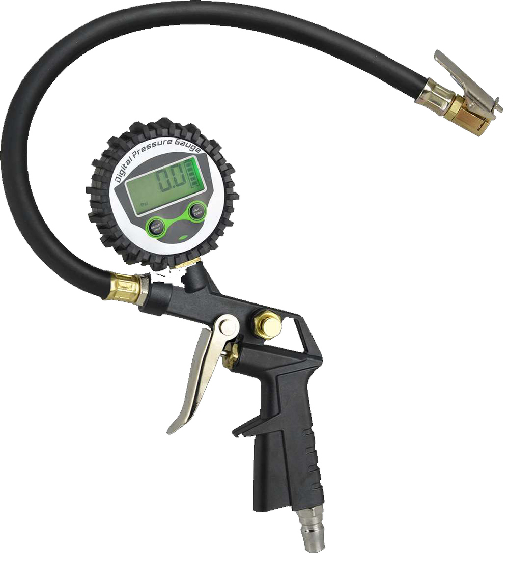 KraftWell KRWTG-D Пистолет с цифровым манометром 15 бар