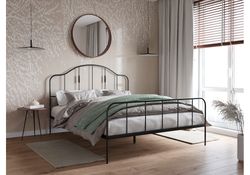 Полутораспальная кровать Милена 140х200 черная