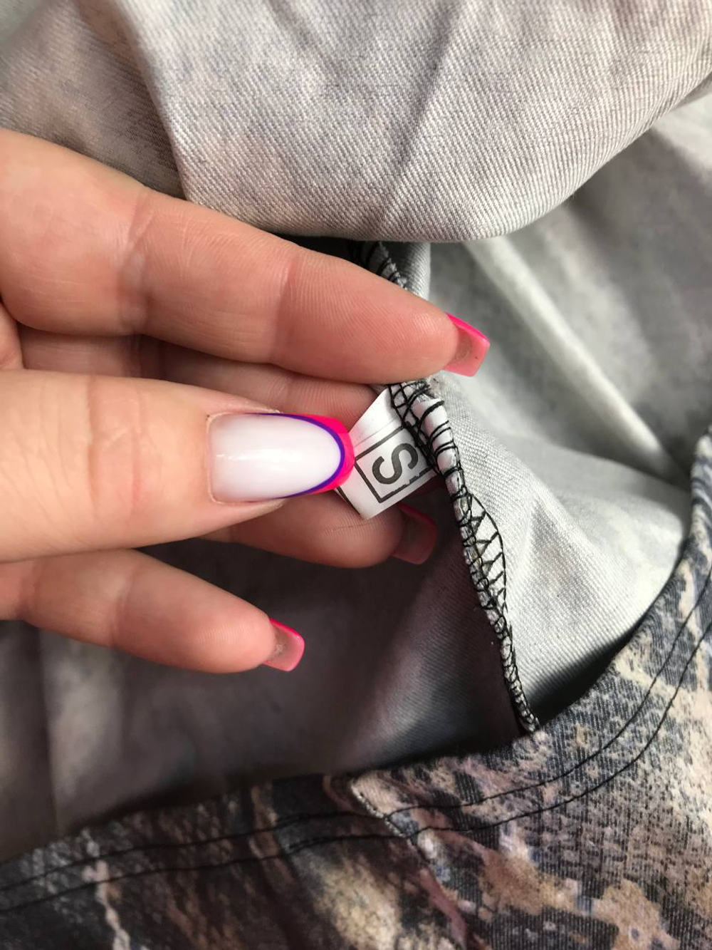 Юбка короткая на резинке, маркировка S, визуально 44 размер