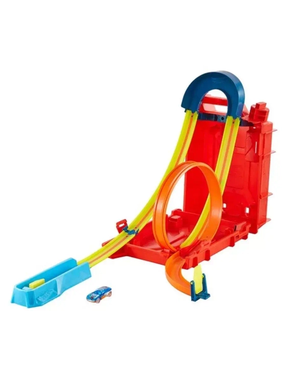 Автотрек Хот Вилс с машинкой Трек трасса HDX78