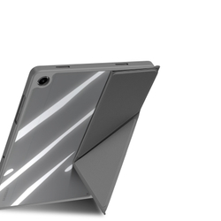 Чехол книжка серого цвета для планшета Samsung Galaxy Tab A9 Plus и Tab 11 Plus, серия Magi Series от Dux Ducis