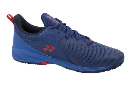 Мужские кроссовки теннисные Yonex Power Cushion Sonicage 3 Clay - navy/red