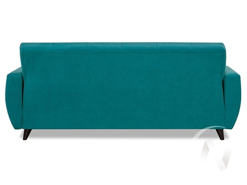 Диван прямой Бетти 2 (БД) LUMA 18 (велюр темно-голубой)