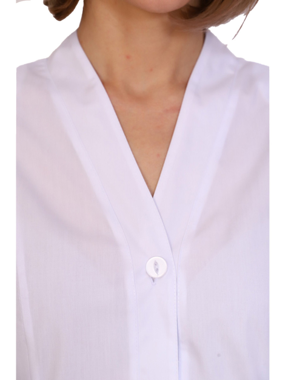 Халат медицинский женский СтильБ 192СД, белый, 60