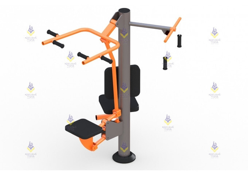 Уличный тренажер «Подтягивание + Гиб колена + Тяга»