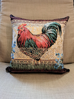 Декоративный гобеленовый чехол для интерьерной подушки Золотой гребешок 2 38*38
