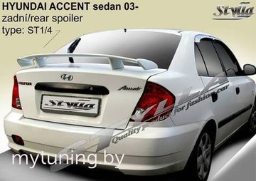 Спойлер для Hyundai Accent sedan