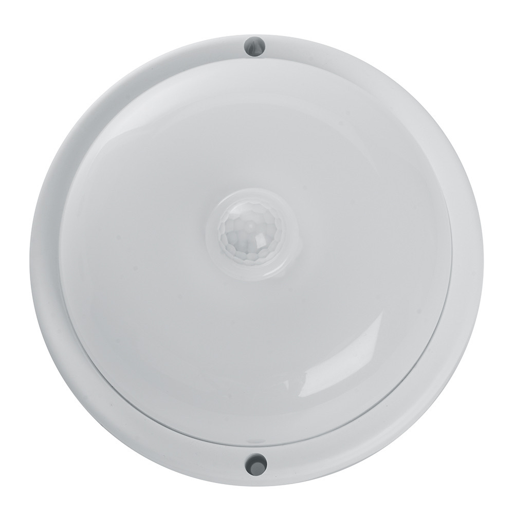 Светильник LED ДБП 12Вт 4000К 1200Лм IP65 круг с ИК-датчиком датжения Feron 29610