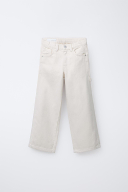 ZARA ДЖИНСЫ, ЭКРЮ