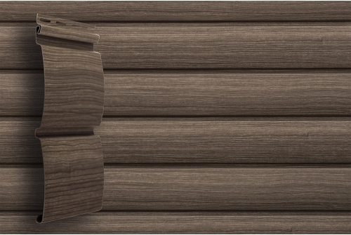 Сайдинг Виниловый Grand Line Блок-Хаус Tundra Кедр