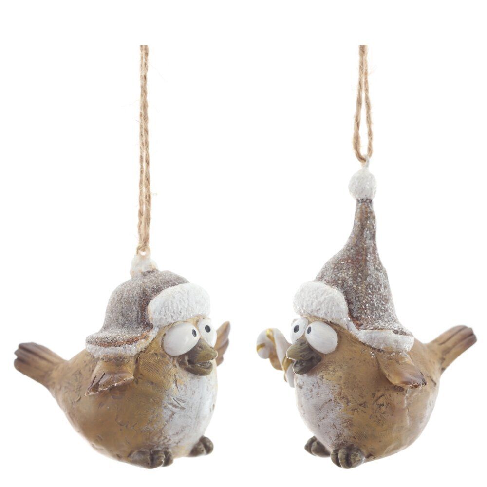 GAEM Фигурка декоративная подвесная "Птичка", L6 W7 H6 см, 2в.