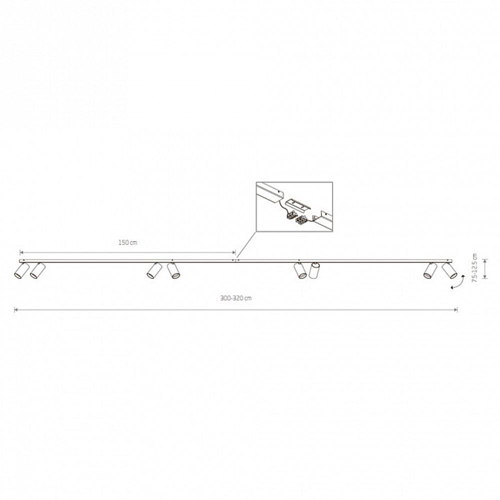 Спот Nowodvorski Mono 2x150 7750