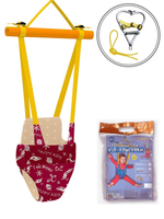 СПОРТБЭБИ Прыгунки VIP с зацепом 3 в1 (прыгунки-тарзанка-качели)