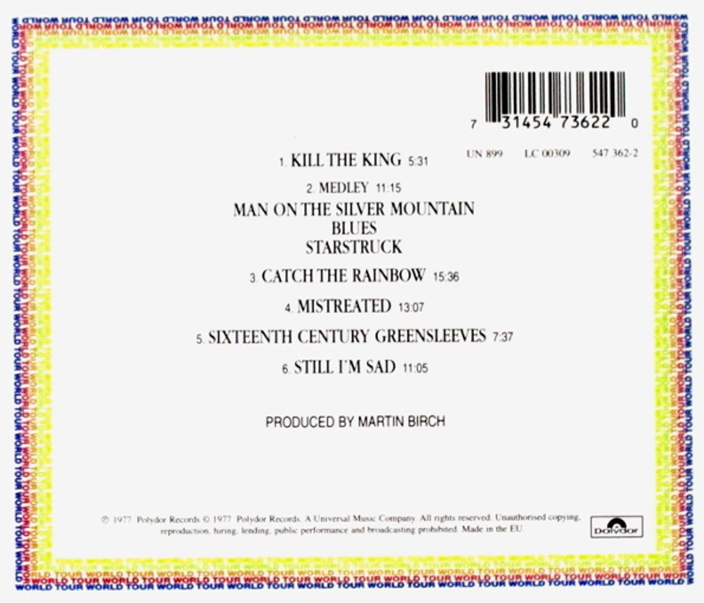 Rainbow / On Stage (CD)