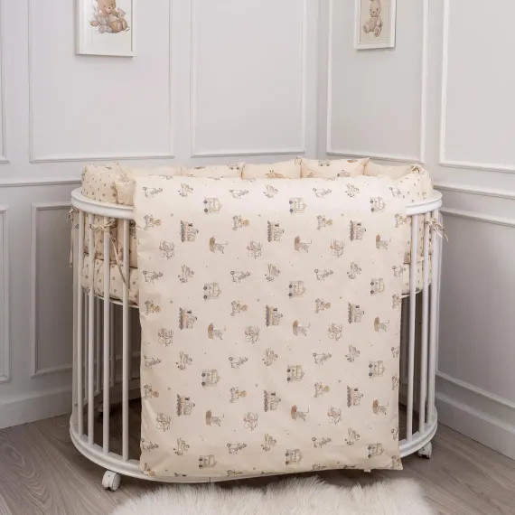 Комплект постельного белья Lollycottons Письмо другу универсальный 6 предметов