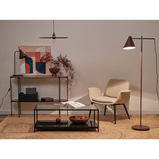 Столик журнальный mayen, 100х50 см, черный