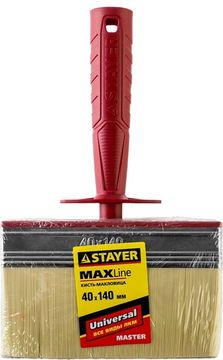 STAYER UNIVERSAL, 4 х 14 см, светлая щетина, пластмассовый корпус, все виды ЛКМ, макловица (01824-14)